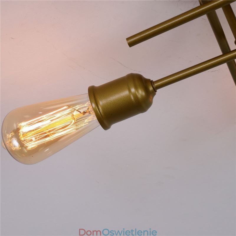 Oprawa oświetleniowa sufitowa do montażu na płasko, 4 gniazda świetlne