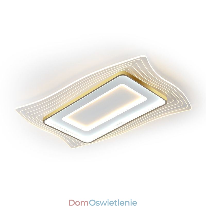 Nowoczesna lampa sufitowa, kwadratowa, montowana na płasko, lampa sufitowa