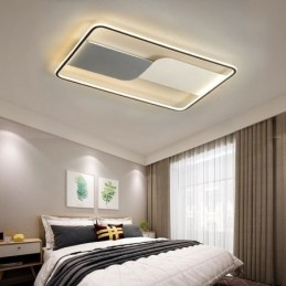 Nowoczesne lampy sufitowe, prostokątne, montowane na suficie, 90*60 cm