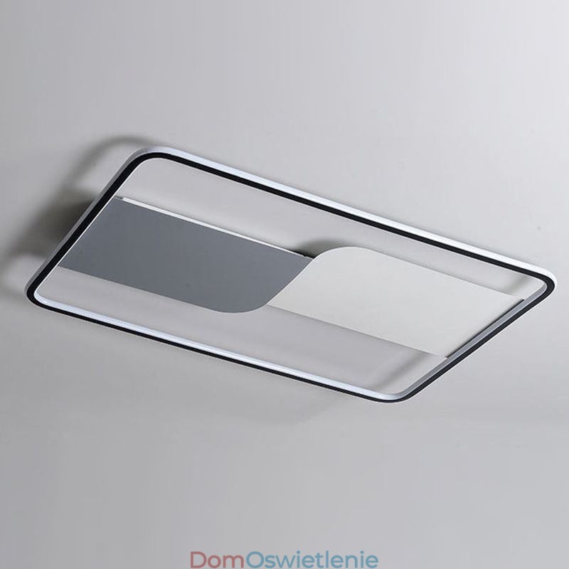 Nowoczesne lampy sufitowe, prostokątne, montowane na suficie, 90*60 cm