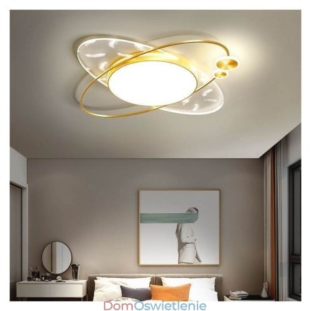 Nowoczesna lampa sufitowa do montażu na suficie w kształcie planety Nowoczesna lampa sufitowa do montażu na suficie w kształcie planety