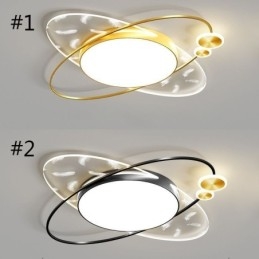 Nowoczesna lampa sufitowa do montażu na suficie w kształcie planety