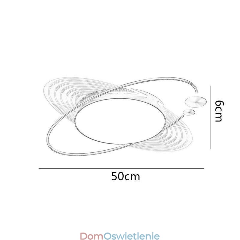 Nowoczesne oświetlenie sufitowe Creative Planet