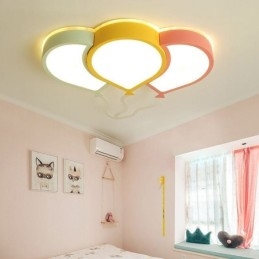 Nowoczesna lampa sufitowa montowana na płasko, piękna lampa sufitowa z kloszem w kształcie balonu