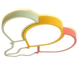 Nowoczesna lampa sufitowa montowana na płasko, piękna lampa sufitowa z kloszem w kształcie balonu