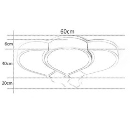 Nowoczesna lampa sufitowa montowana na płasko, piękna lampa sufitowa z kloszem w kształcie balonu