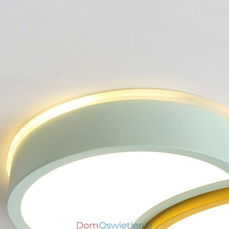 Nowoczesna lampa sufitowa montowana na płasko, piękna lampa sufitowa z kloszem w kształcie balonu