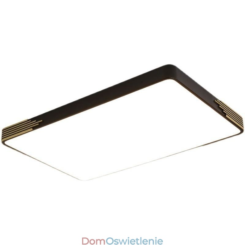 Nowoczesna lampa sufitowa montowana na płasko Prostokątna lampa sufitowa