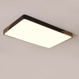 Nowoczesna lampa sufitowa montowana na płasko Prostokątna lampa sufitowa