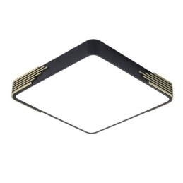 Nowoczesna lampa sufitowa montowana na płasko, kwadratowa lampa sufitowa