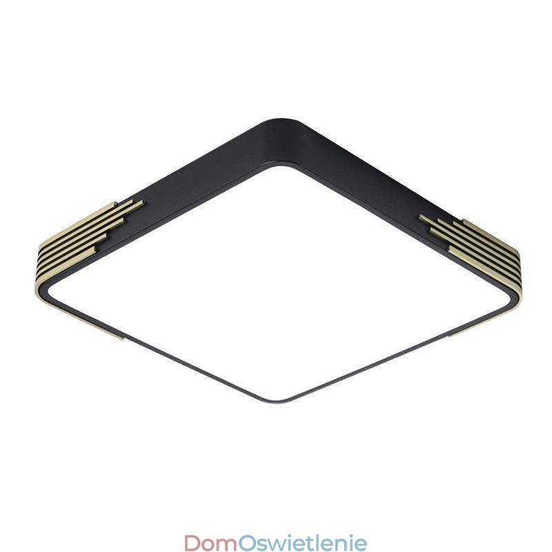Nowoczesna lampa sufitowa montowana na płasko, kwadratowa lampa sufitowa