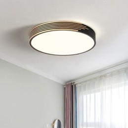 Nowoczesna lampa sufitowa okrągła do montażu na płasko