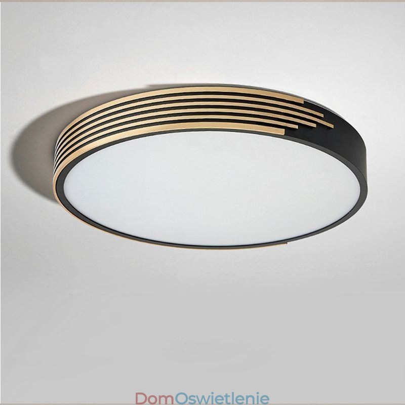 Nowoczesna lampa sufitowa okrągła do montażu na płasko