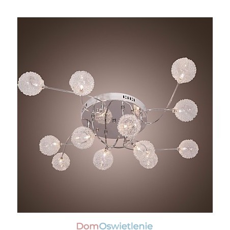 G4 12-punktowa lampa ścienna z kloszami aluminiowymi G4 12-punktowa lampa ścienna z kloszami aluminiowymi