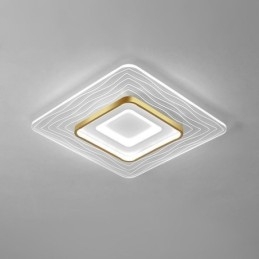 Lampa sufitowa montowana na płasko Minimalistyczna akrylowa ultracienka lampa sufitowa