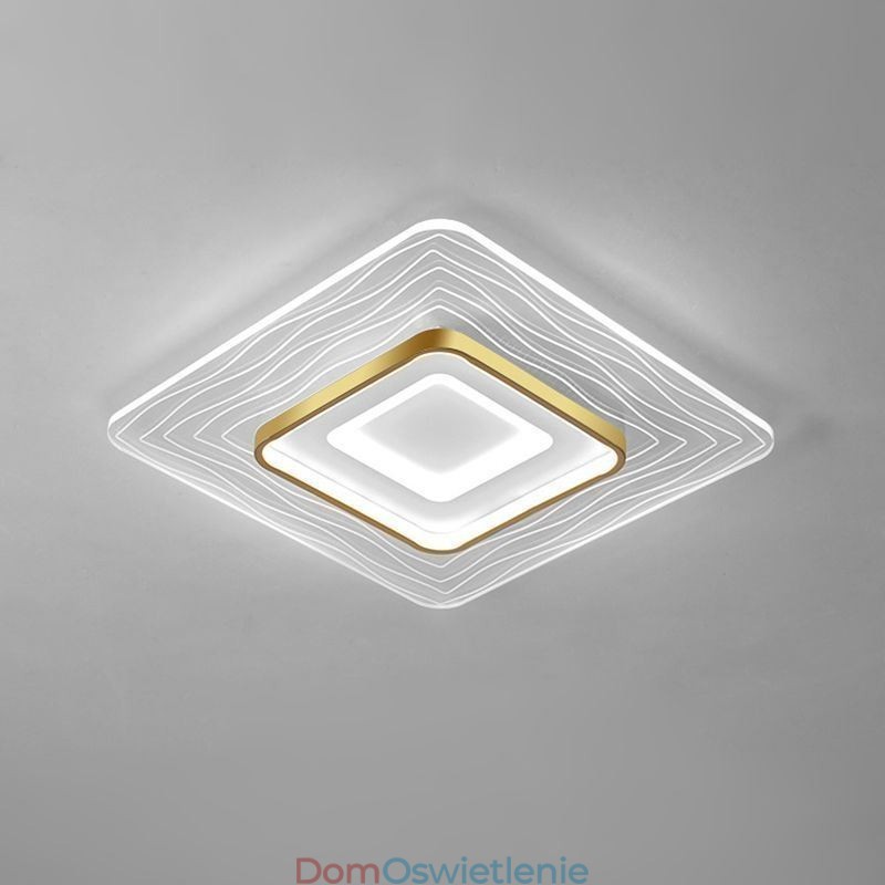 Lampa sufitowa montowana na płasko Minimalistyczna akrylowa ultracienka lampa sufitowa