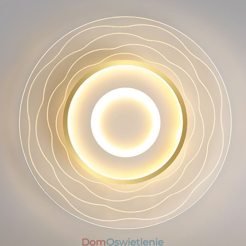 Lampa sufitowa montowana na płasko Minimalistyczna akrylowa ultracienka lampa sufitowa