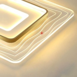 Lampa sufitowa montowana na płasko Minimalistyczna akrylowa ultracienka lampa sufitowa