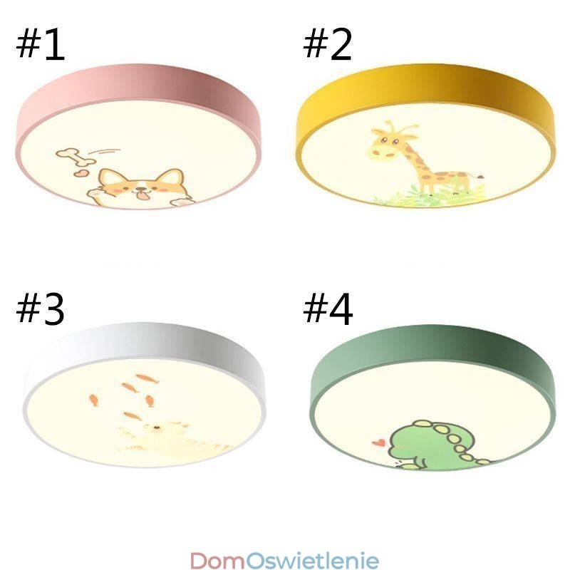 Lampa sufitowa dla dzieci Animal Cartoon Lampa sufitowa