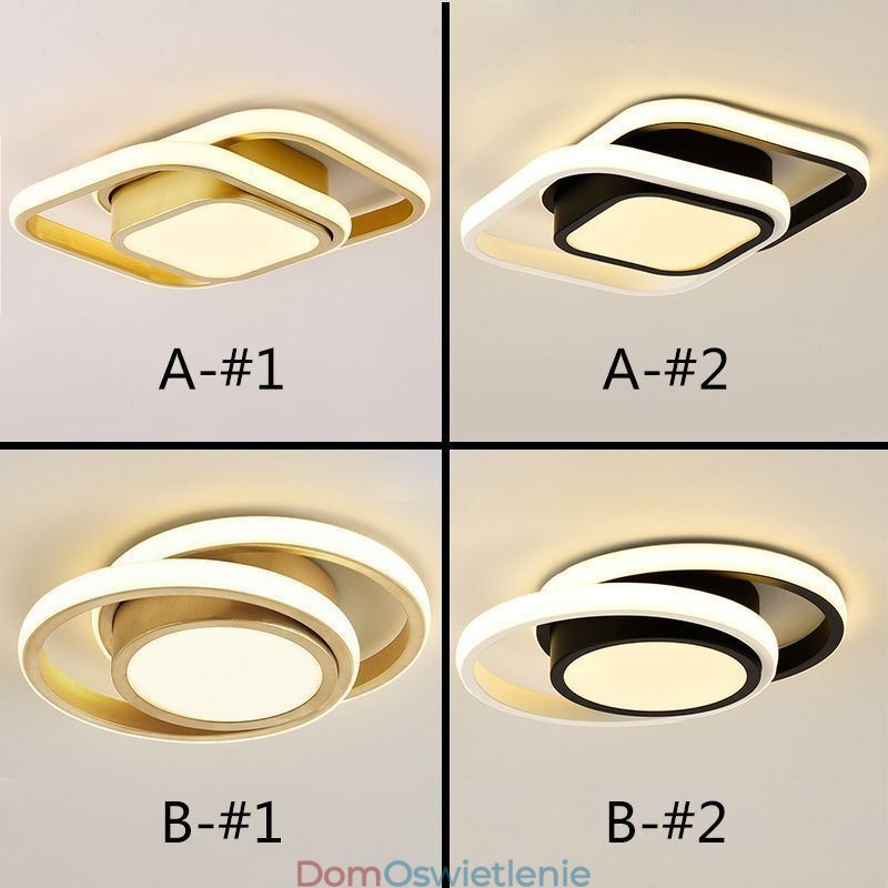 Nowoczesna lampa sufitowa kwadratowa lampa sufitowa