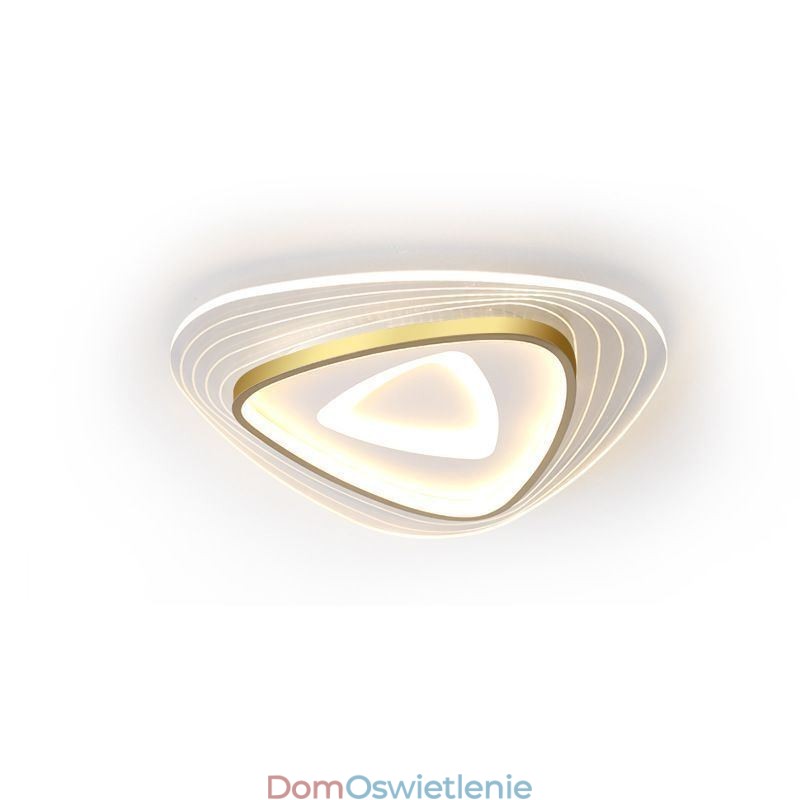 Lampa sufitowa, lampa sufitowa trójkątna, montaż na płasko