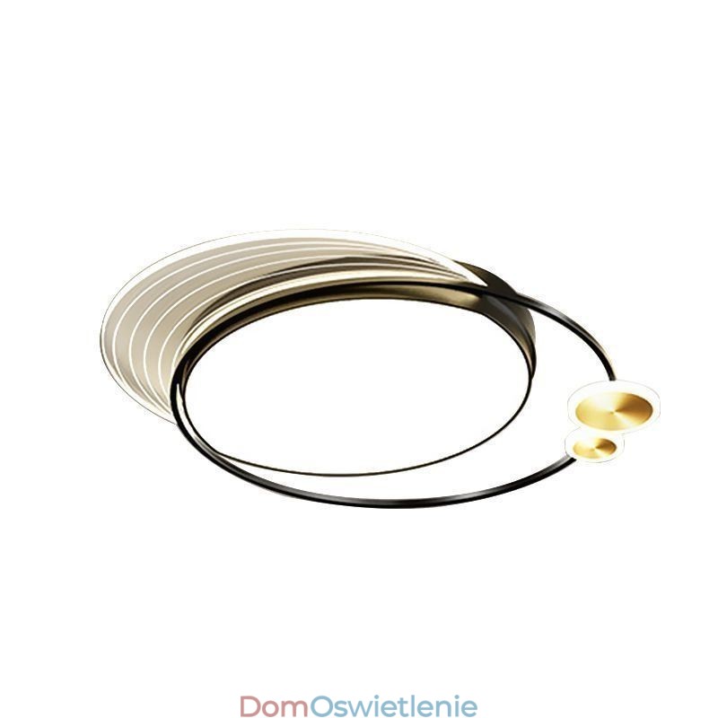 Lampa sufitowa montowana na płasko z pilotem