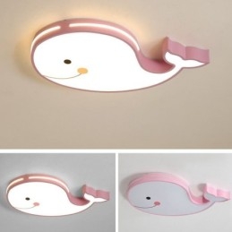Delfin Wzór Ściemnialna Sufitowa Lampa Kreatywna Sufitowa Oprawa Dziecięca