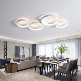 Lampa sufitowa 7200LM 4 pierścienie oprawa oświetleniowa