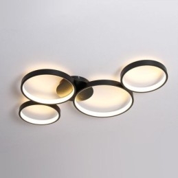 Lampa sufitowa 7200LM 4 pierścienie oprawa oświetleniowa
