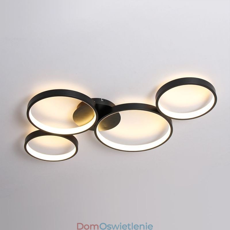 Lampa sufitowa 7200LM 4 pierścienie oprawa oświetleniowa