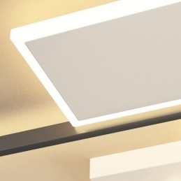 Oprawa świetlna sufitowa kwadratowa do montażu na płasko