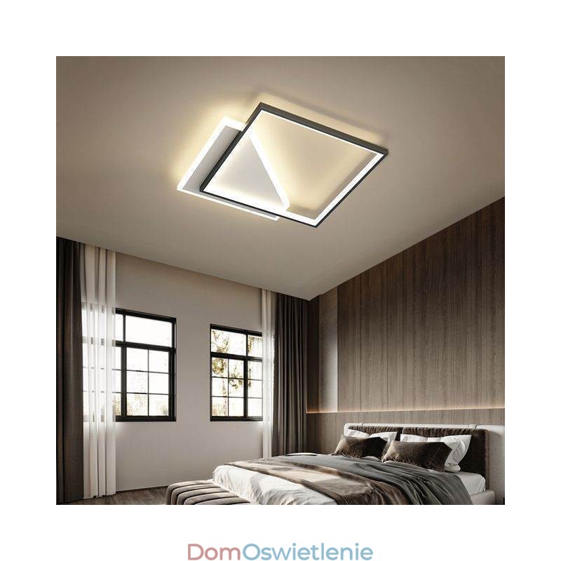 Nowoczesna lampa sufitowa montowana na płasko