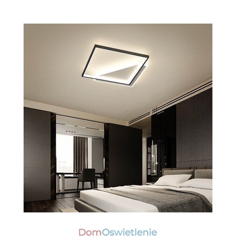 Nowoczesna lampa sufitowa montowana na płasko