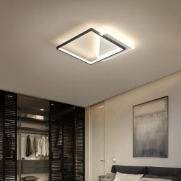 Nowoczesna lampa sufitowa montowana na płasko