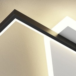 Nowoczesna lampa sufitowa montowana na płasko