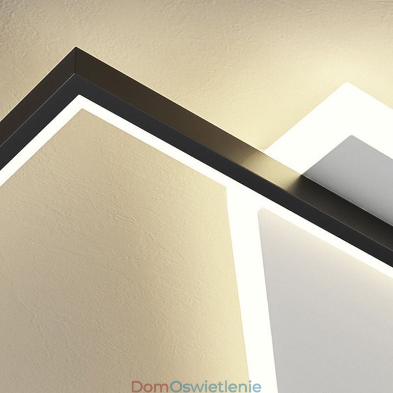 Nowoczesna lampa sufitowa montowana na płasko