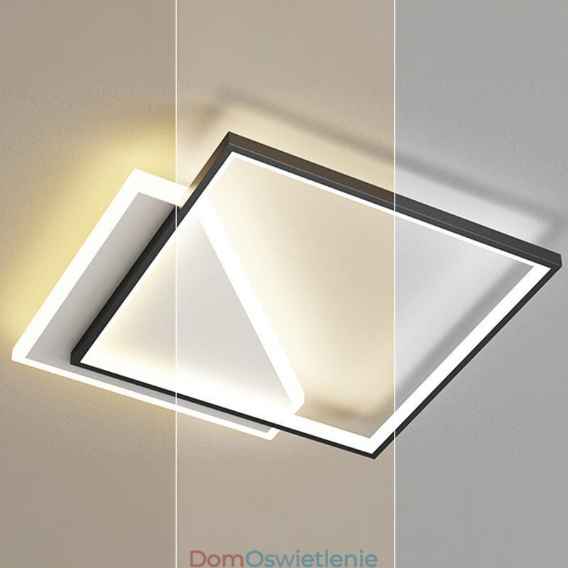 Nowoczesna lampa sufitowa montowana na płasko