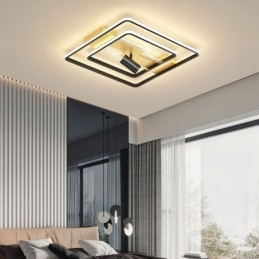 Geometryczny sufitowy reflektor akrylowy montowany na płasko