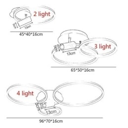 Lampa sufitowa szczotkowane złoto halo pierścień oświetlenie punktowe