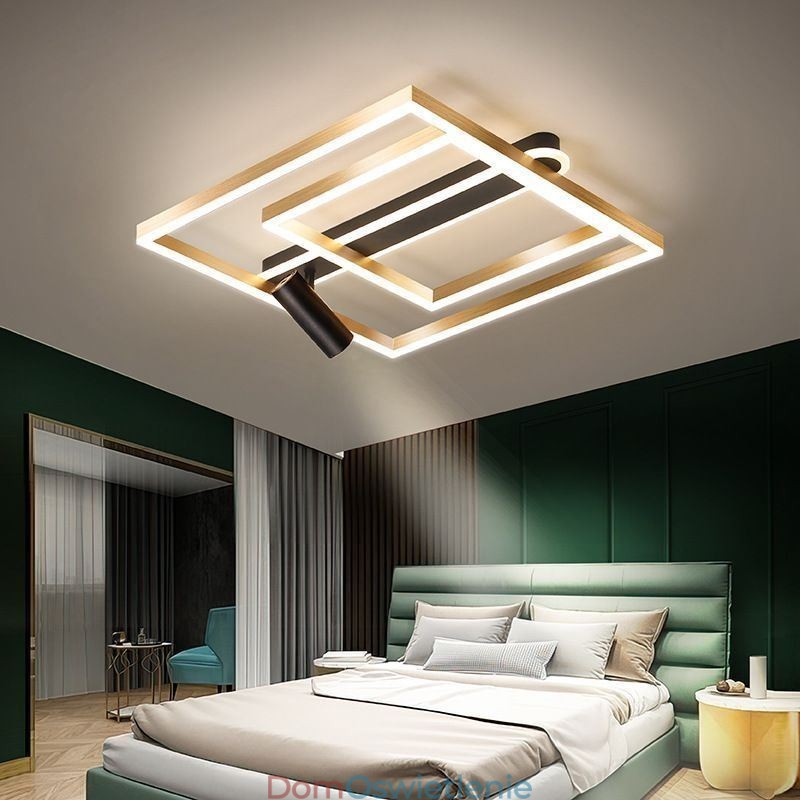Minimalistyczna lampa sufitowa z akrylu, punktowa, montowana na płasko