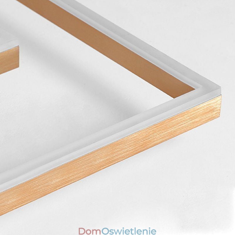 Minimalistyczna lampa sufitowa z akrylu, punktowa, montowana na płasko