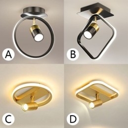 Lampa sufitowa akrylowa minimalistyczna dekoracja światło reflektor