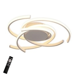 Nowoczesna prosta lampa sufitowa montowana na płasko