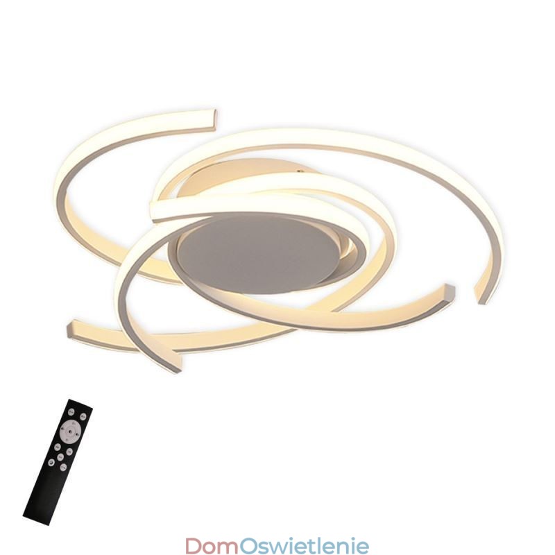 Nowoczesna prosta lampa sufitowa montowana na płasko