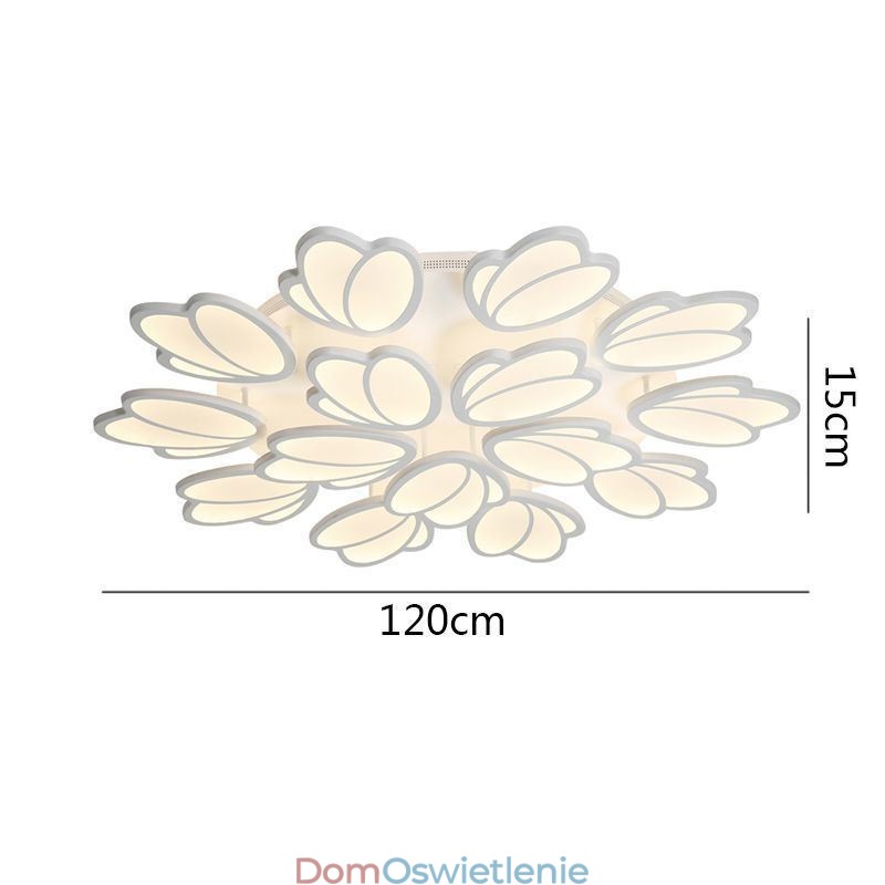 Nowoczesne oświetlenie sufitowe montowane na płasko Tulipan Oświetlenie dekoracyjne