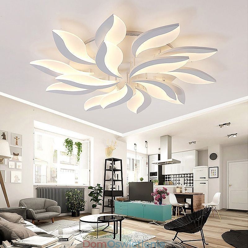 Akrylowa lampa sufitowa wpuszczana w sufit