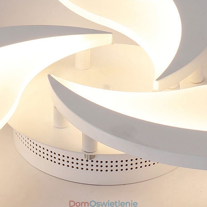 Akrylowa lampa sufitowa wpuszczana w sufit