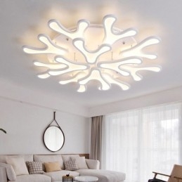 Akrylowa lampa sufitowa z poroża