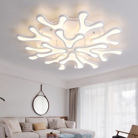Akrylowa lampa sufitowa z poroża Akrylowa lampa sufitowa z poroża