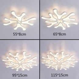 Akrylowa lampa sufitowa z poroża